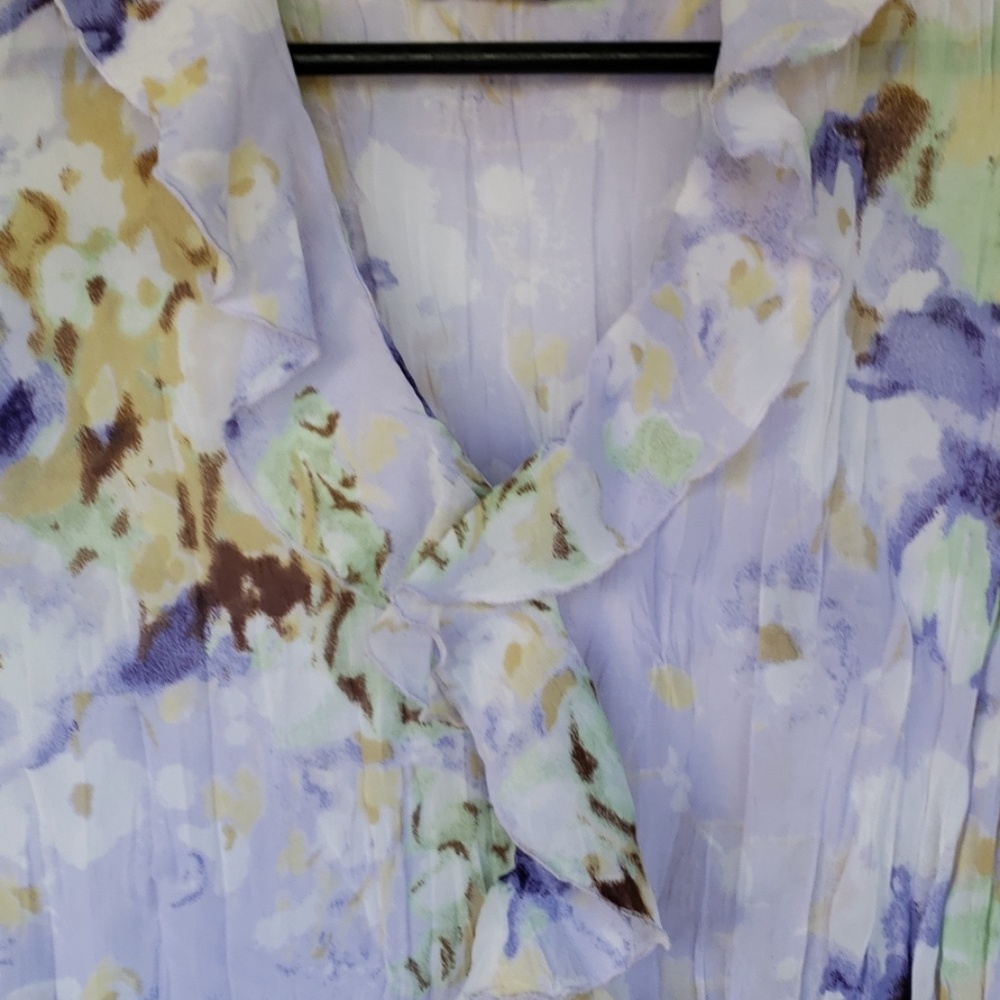 Anthropologie Violet & Claire Ruffle Blouse size M - Picture 4 of 5